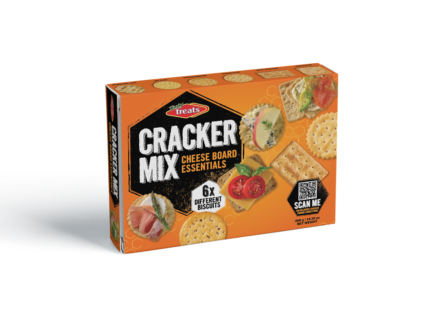 TASTY TREATS CRACKER MIX 400 GR  PACK