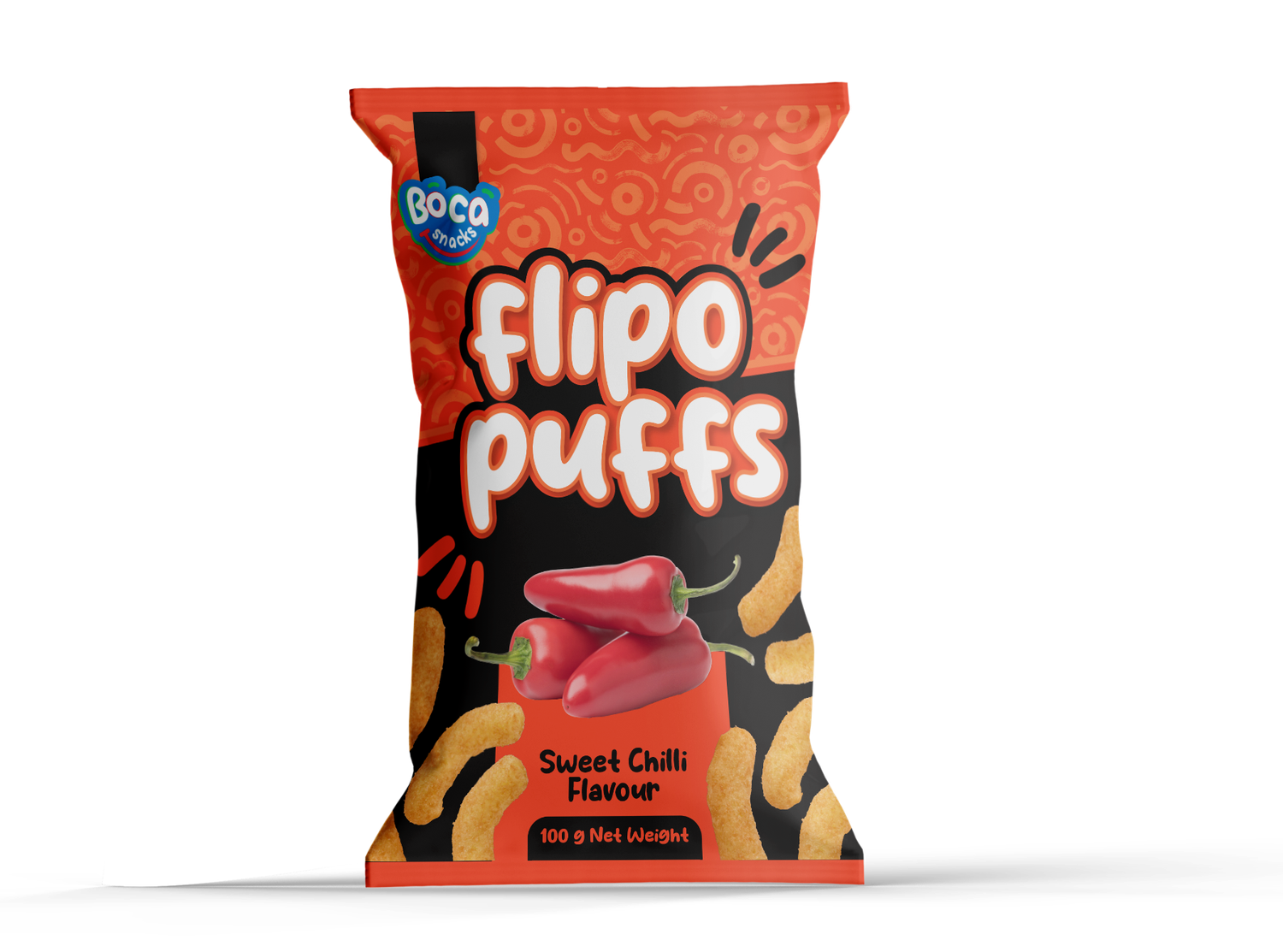 BOCA FLIPO SWEET CHILLI 20X 100GR  PER CASE