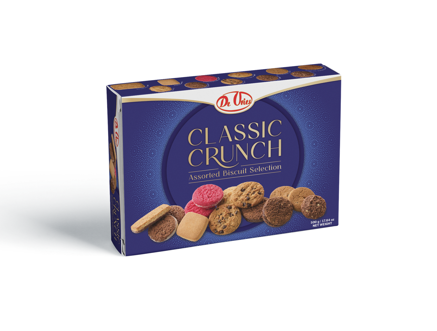 DE VRIES CLASSIC CRUNCH ASSORTMENT 500 GR  PER PACK
