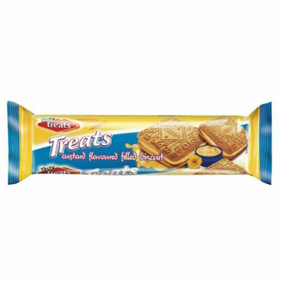 TASTY TREATS TREATS CREAMS CUSTARD 80 GR  PACK