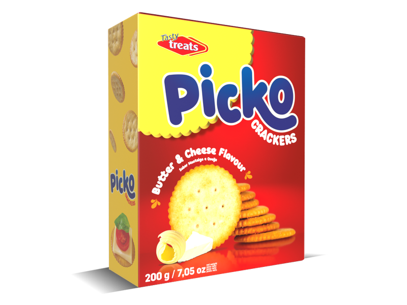 TASTY TREATS PICKO BUTTER CHEESE 12X 200GR  PER CASE