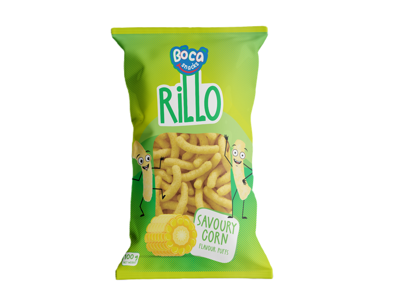 BOCA RILLO SAVOURY CORN 20X100 G PER CASE
