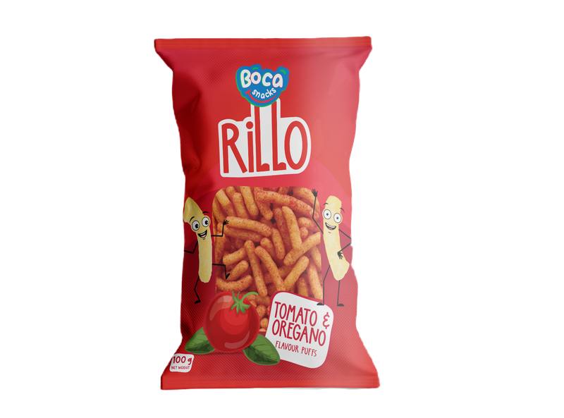 BOCA RILLO TOMATO AND OREGANO  100 G PER PACK