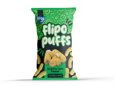 BOCA FLIPO SAVOURY CORN 20X 100GR PER CASE
