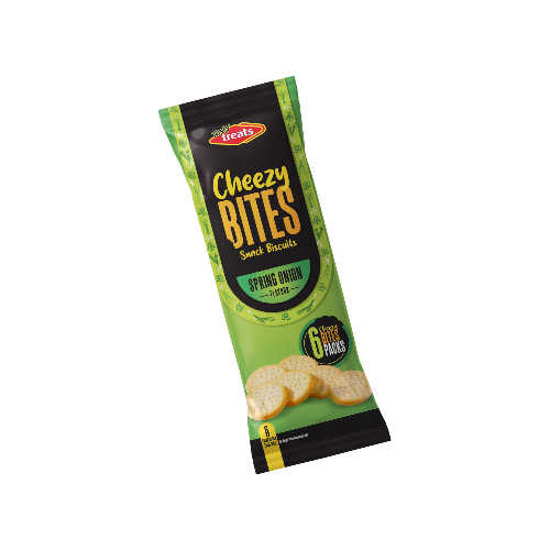 TASTY TREATS CHEZZY BITES 6 PACK  SPRING ONION 16X6X30GR  CASE