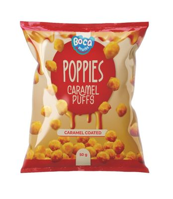 BOCA POPPIES CARAMEL 50 GR PER PACK