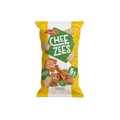 TASTY TREATS CHEE ZEES CHICKEN AND THYME 6 PACK 12X6X30GR PER CASE
