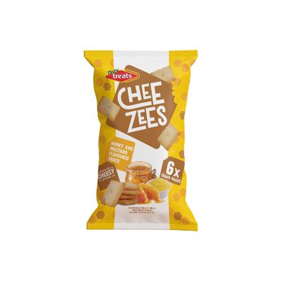 TASTY TREATS CHEE ZEES HONEY AND MUSTARD 6 PACK 6X30GR                                                        PER PACK