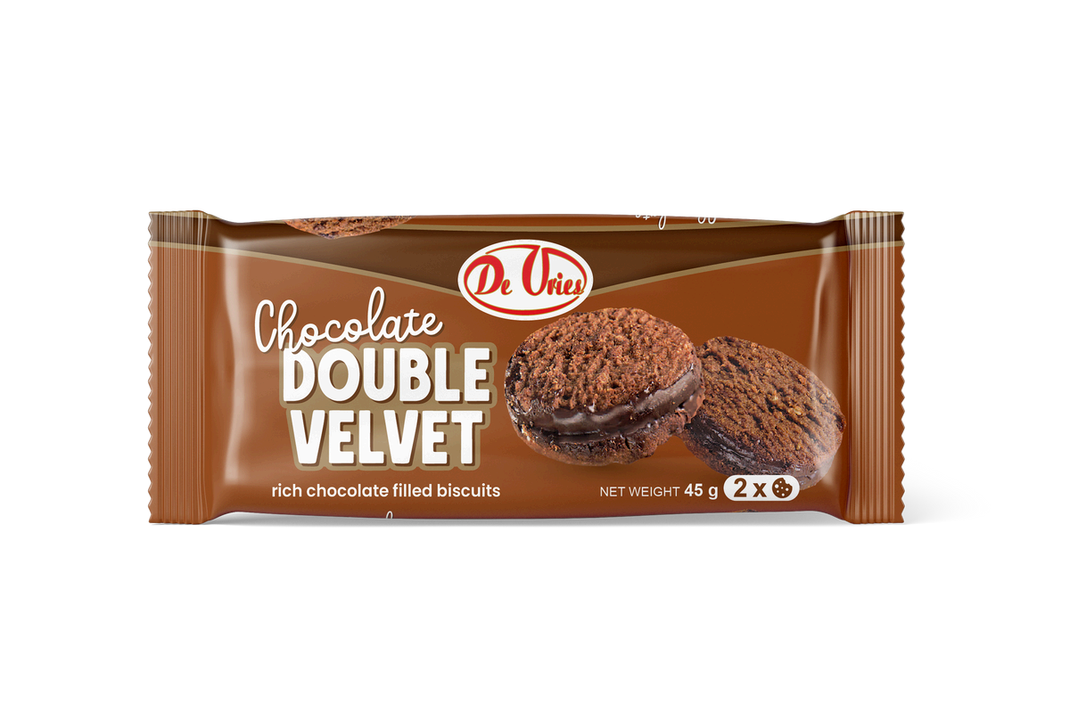 DeVries Double Velvet Chocolate Packed 30X45g