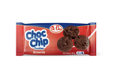 DeVries Choc Chip Cookies Brownie Packed 30X35G