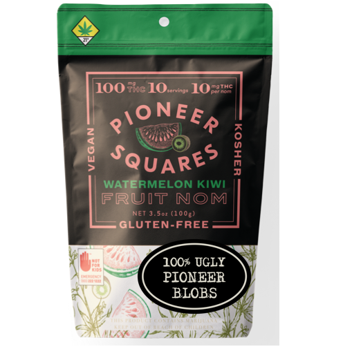 100% UGLY | 100mgTHC WATERMELON KIWI 10-Pack
