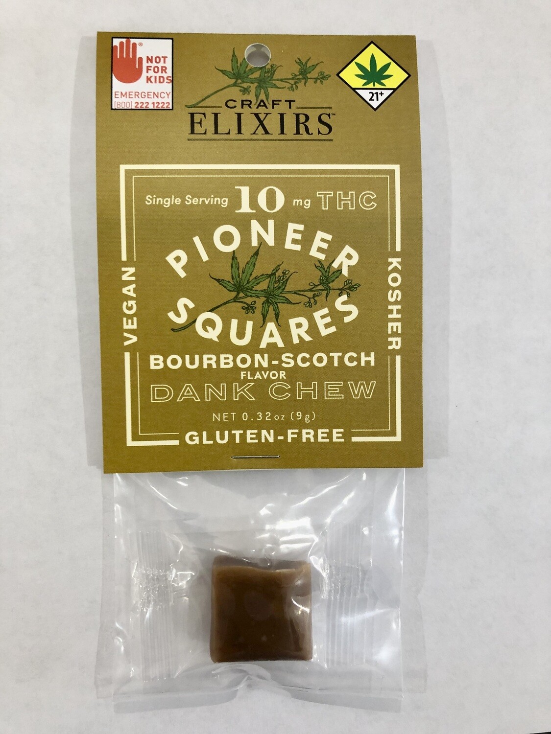 10mgTHC BOURBON-SCOTCH DANK CHEW (Bundles of 5)