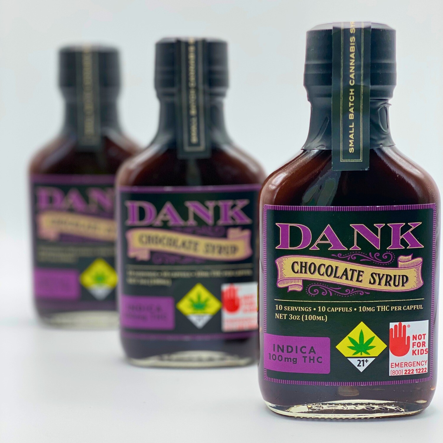 100mgTHC DANK INDICA | Chocolate Syrup