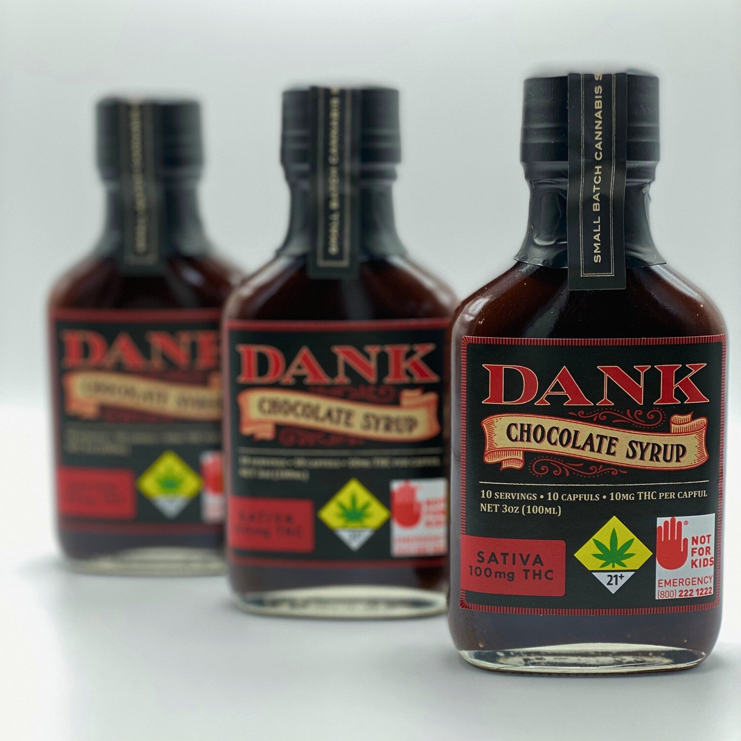 100mgTHC DANK SATIVA | Chocolate Syrup