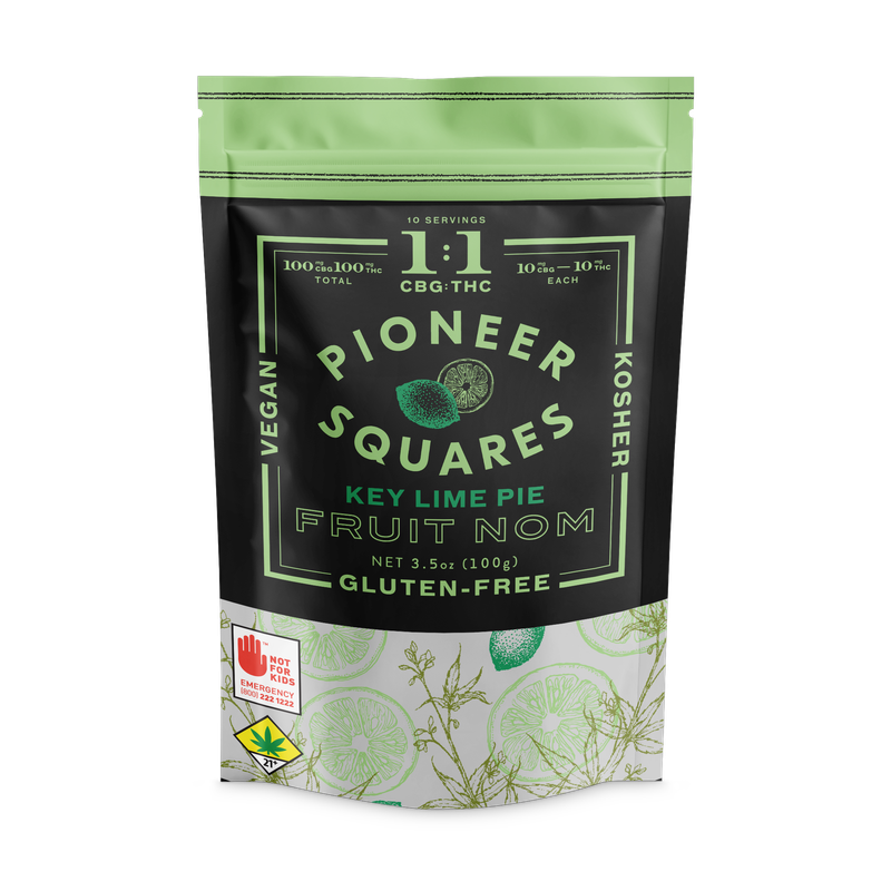 100mgCBG KEY LIME PIE 10-Pack RATIO 1:1 10mgCBG 10mgTHC = 20mg per serving (Case = 20)