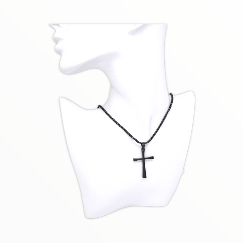 Cruz Lambeu Black Acero