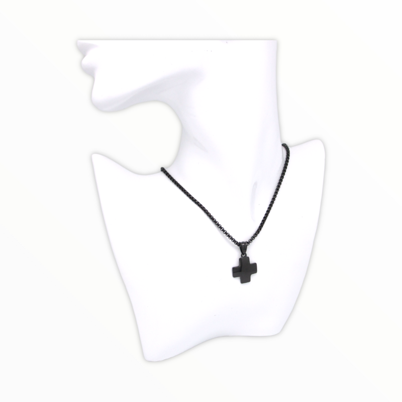 Cruz Suiza Black Acero