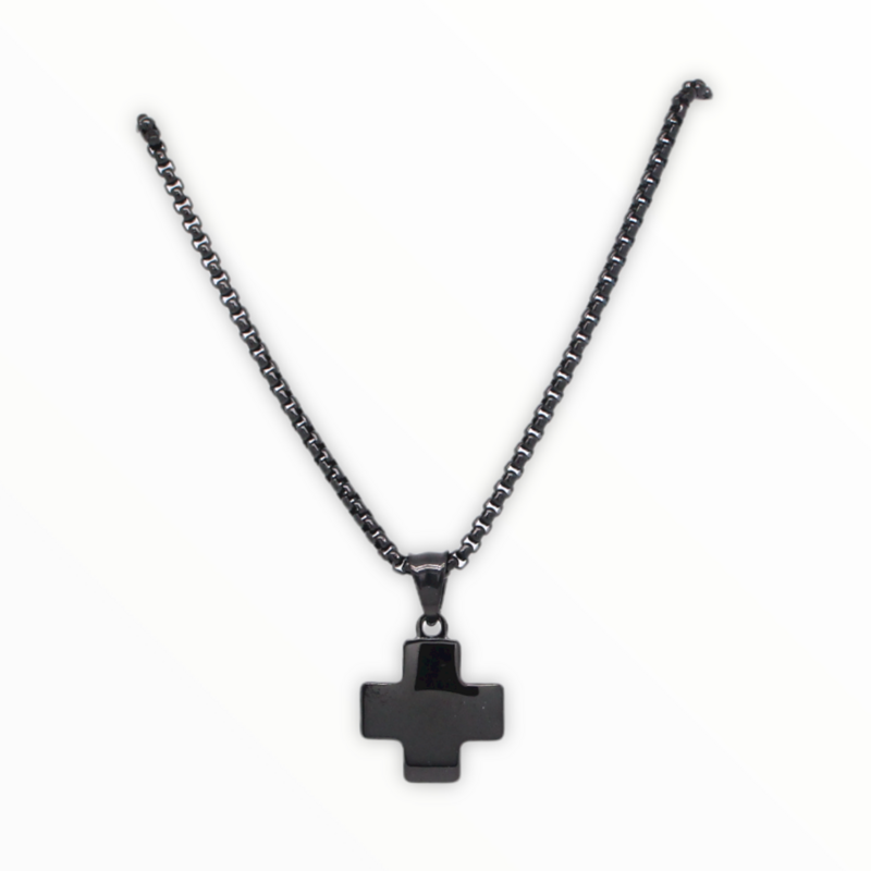 Cruz Suiza Black Acero