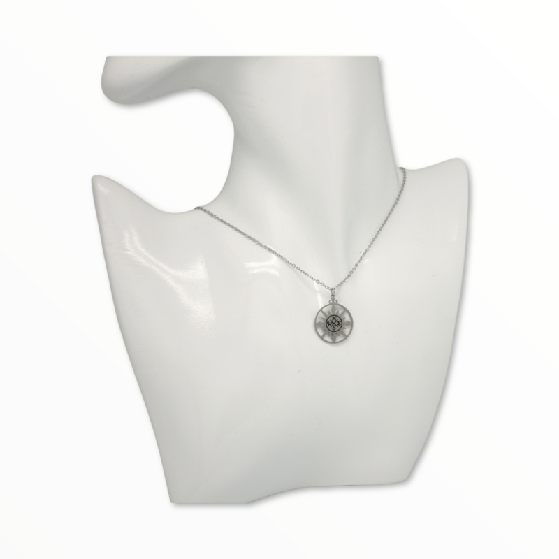 Collar Brújula Acero