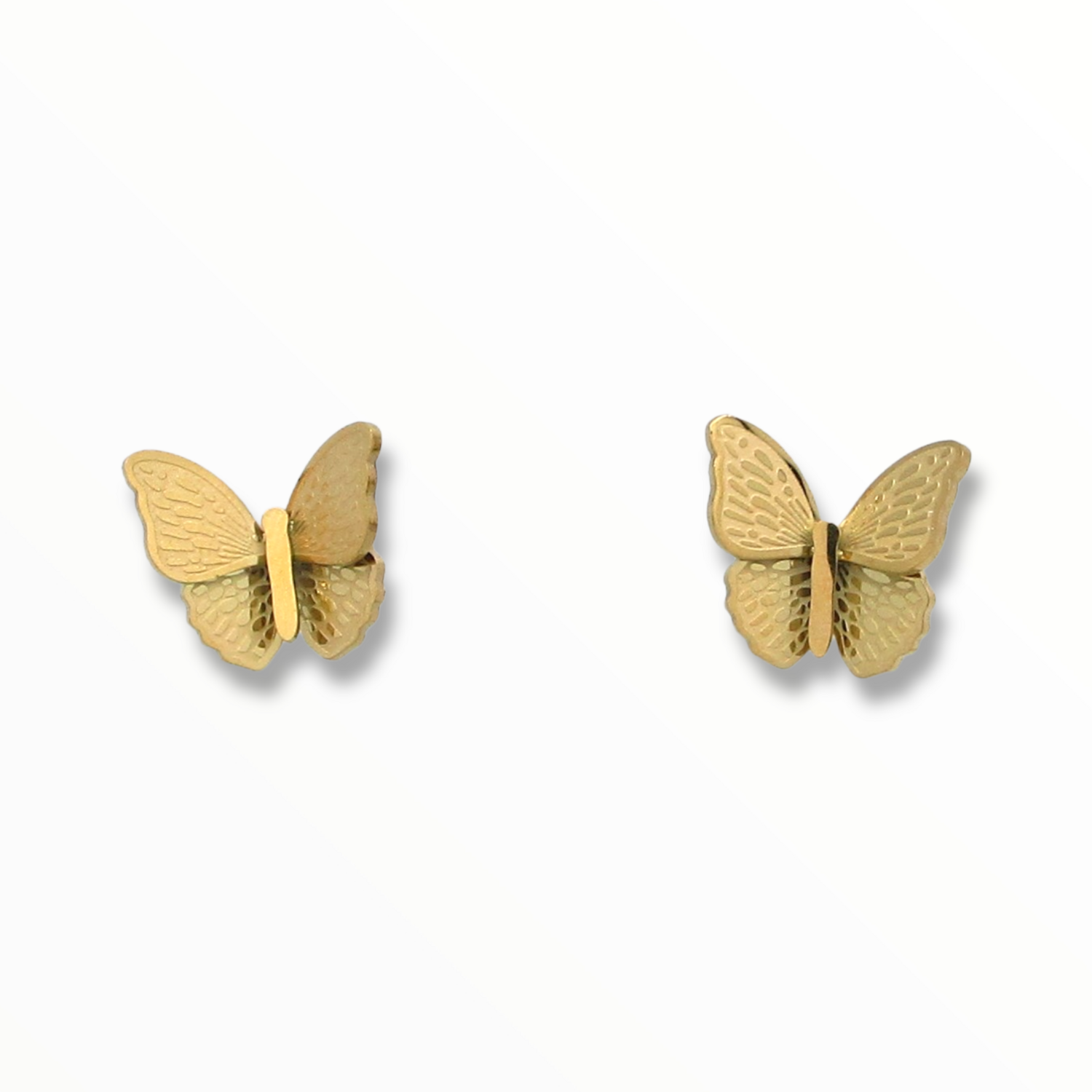 Broquel Butterfly Gold Acero Dorado
