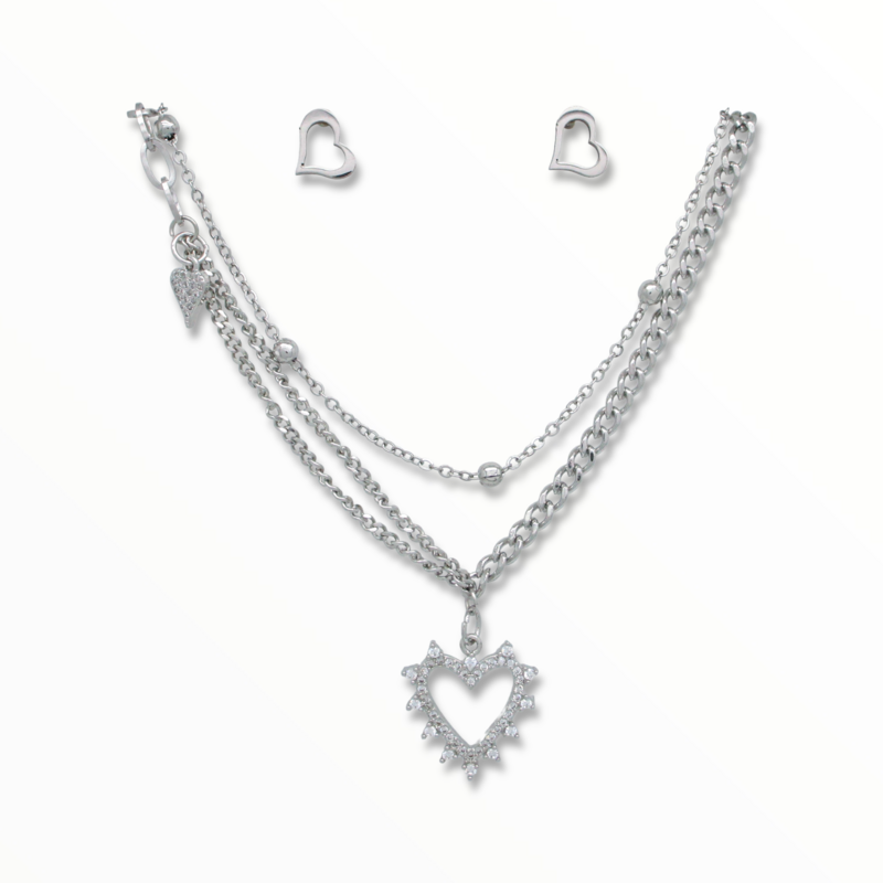 Juego Heart Heart Acero
