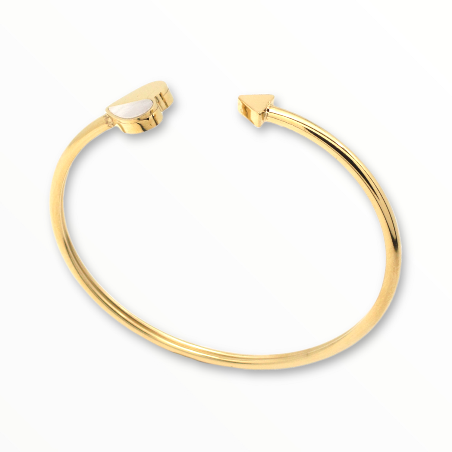 Brazalete Cupido Acero Dorado