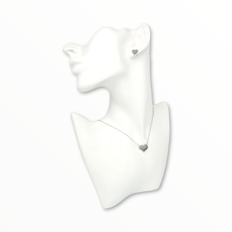 Juego Love Heart Acero