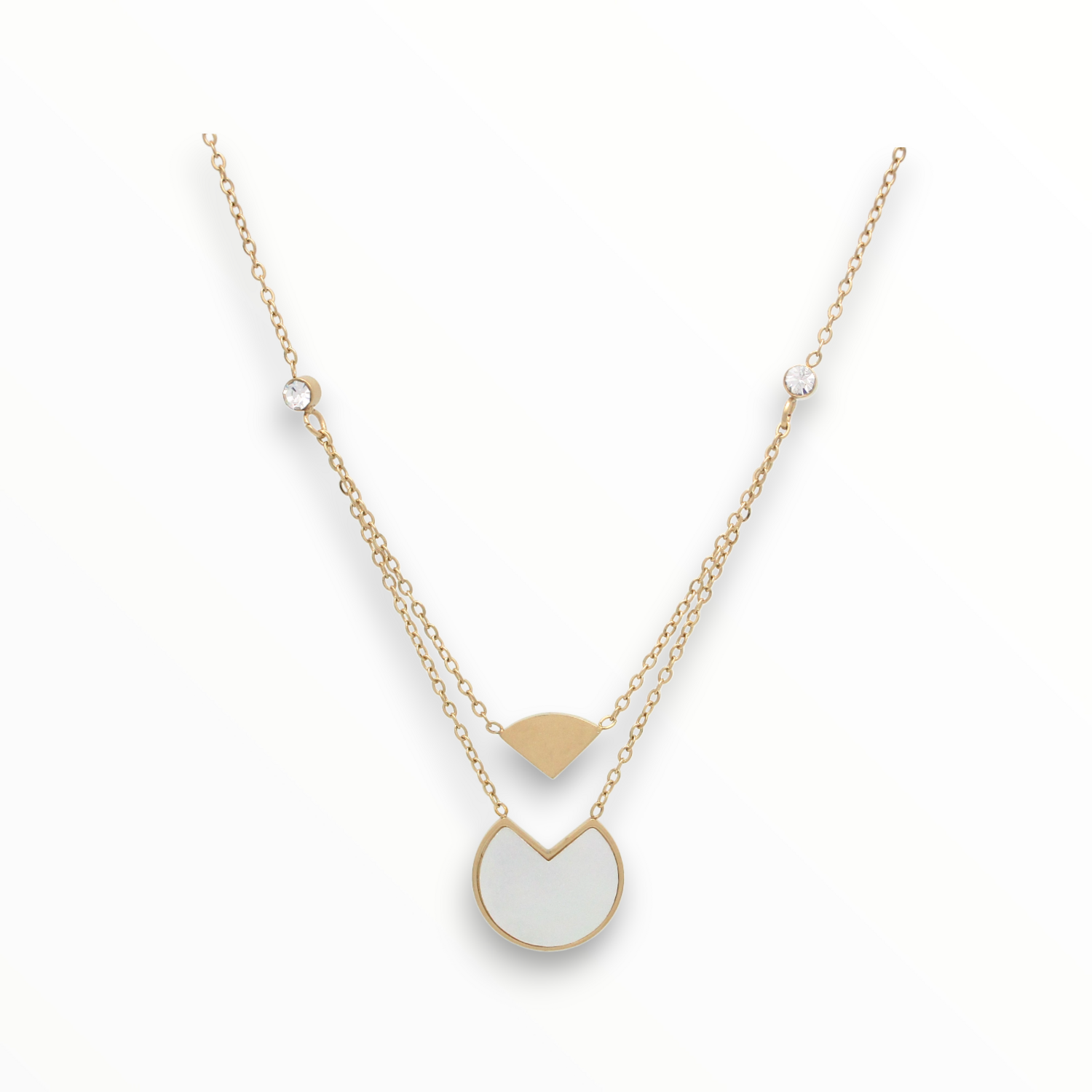 Collar Lady Acero Dorado
