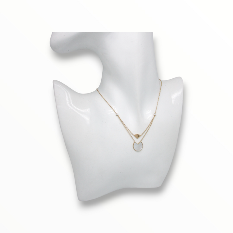 Collar Lady Acero Dorado