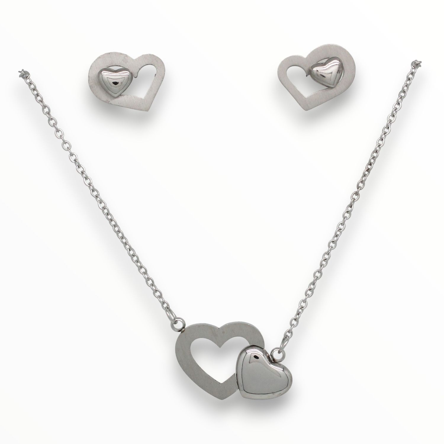 Juego Two Heart Acero