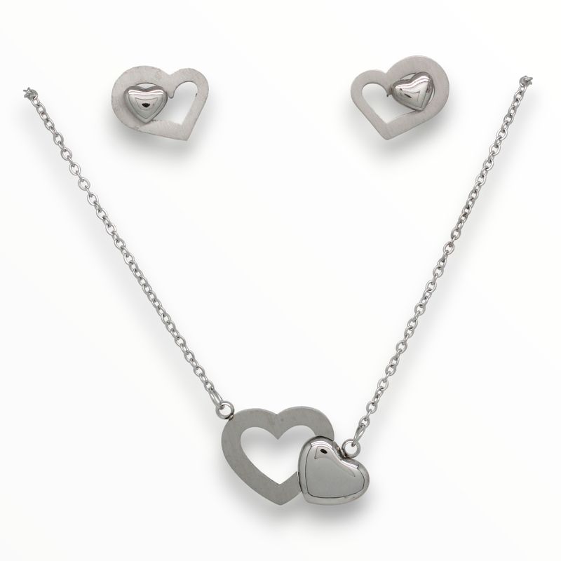 Juego Two Heart Acero