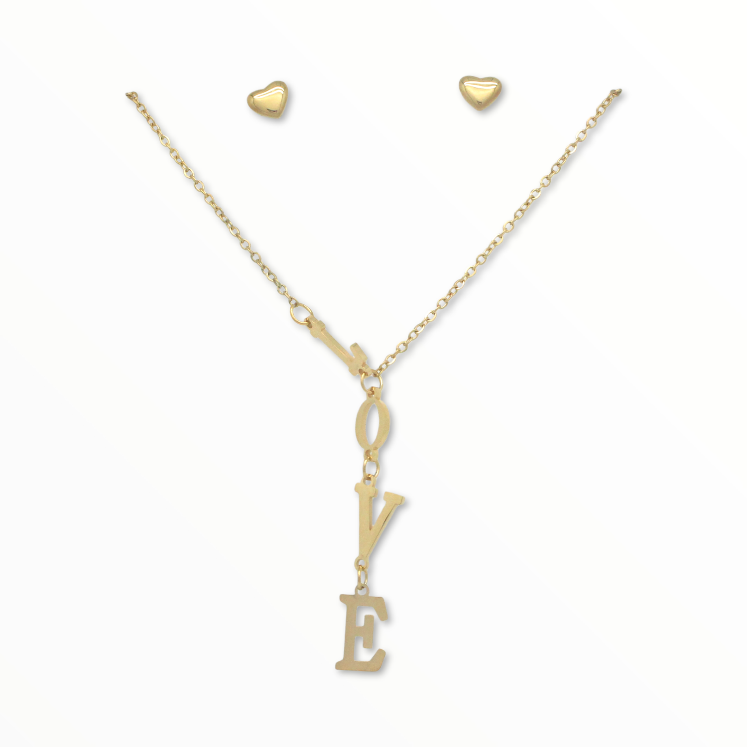 Juego Amor Acero Dorado