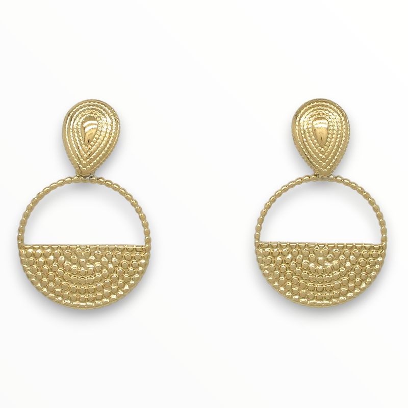 Arete Greta Acero Dorado