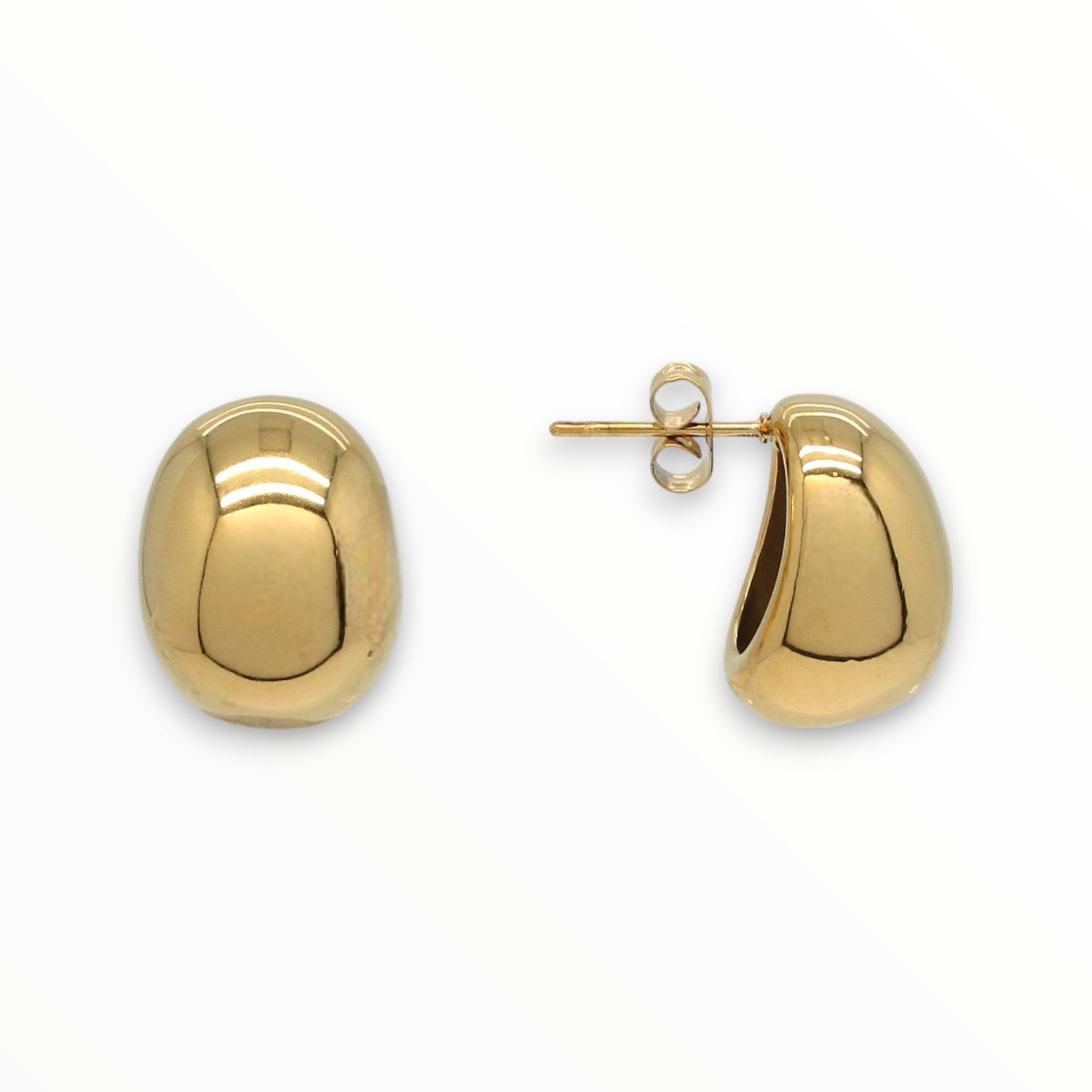 Broquel Lissa Acero Dorado