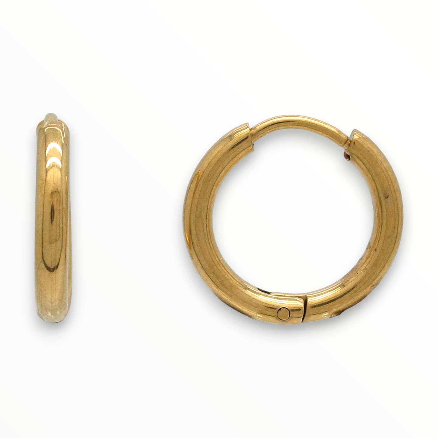 Huggies Clip Acero Dorado