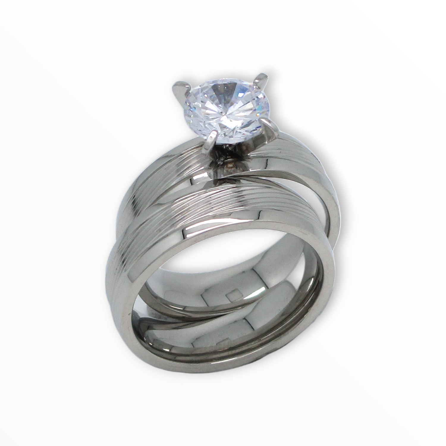 Anillo Alianza Acero #8