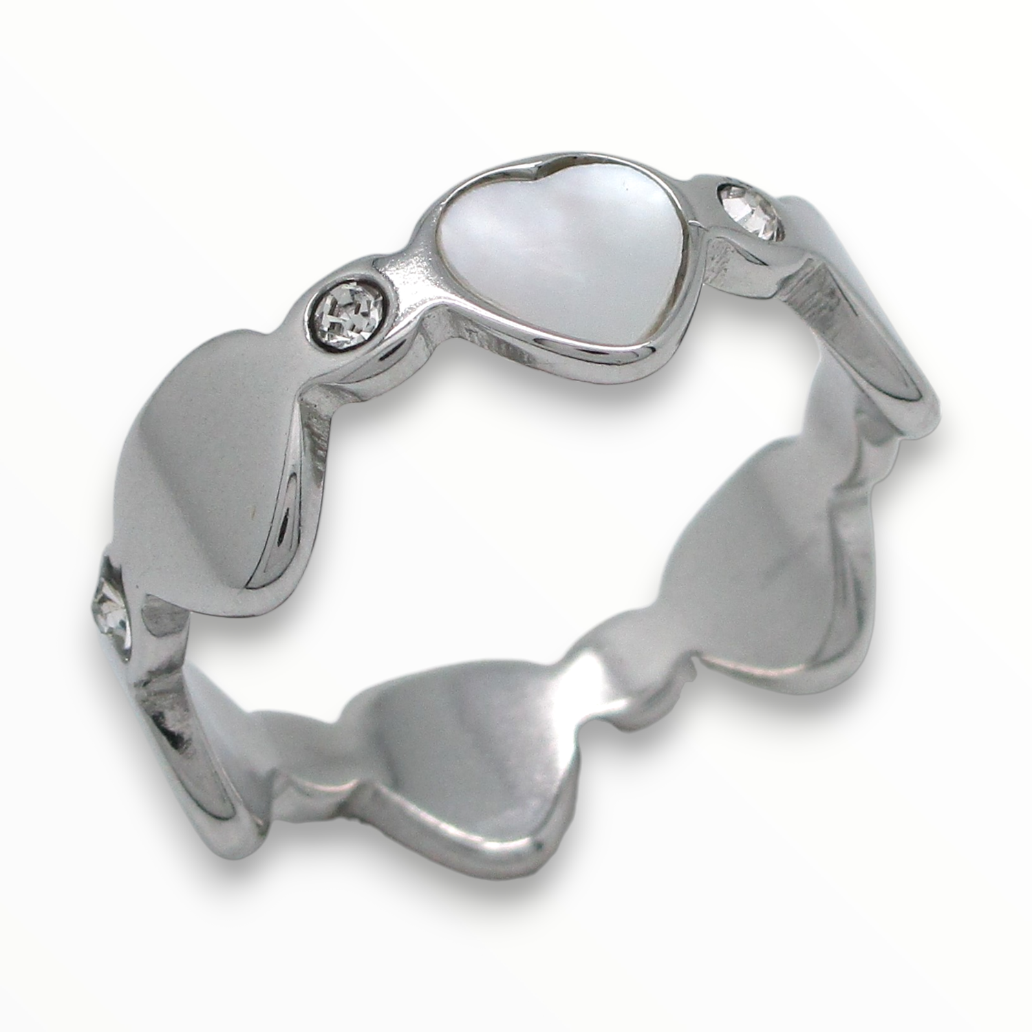 Anillo Amore Acero #8