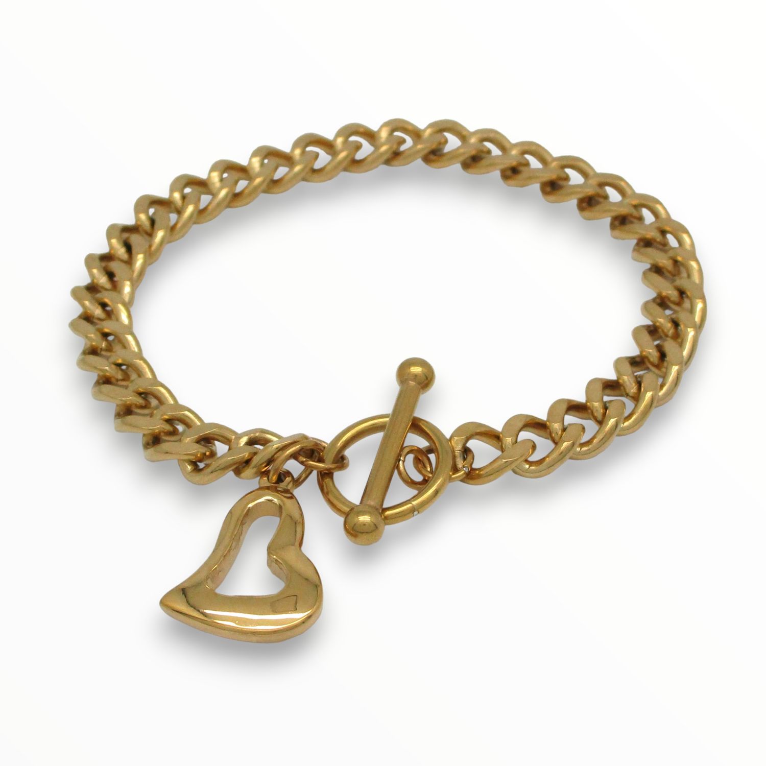 Pulsera Amore Acero Dorado