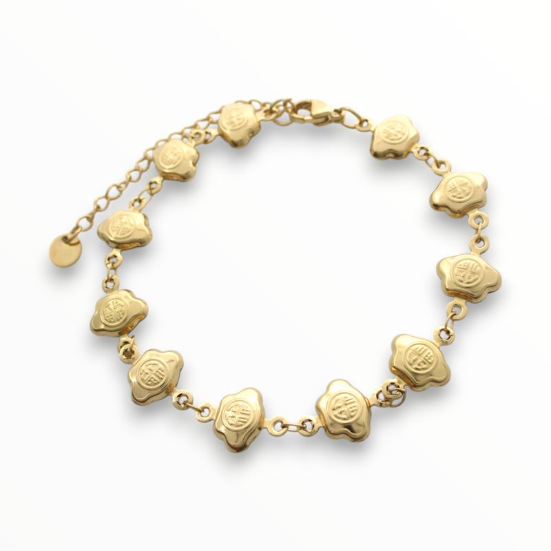 Pulsera Thais Acero Dorado