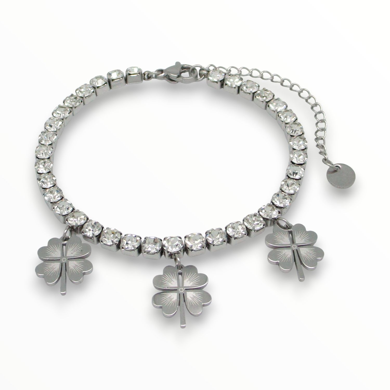 Pulsera Trébol Acero