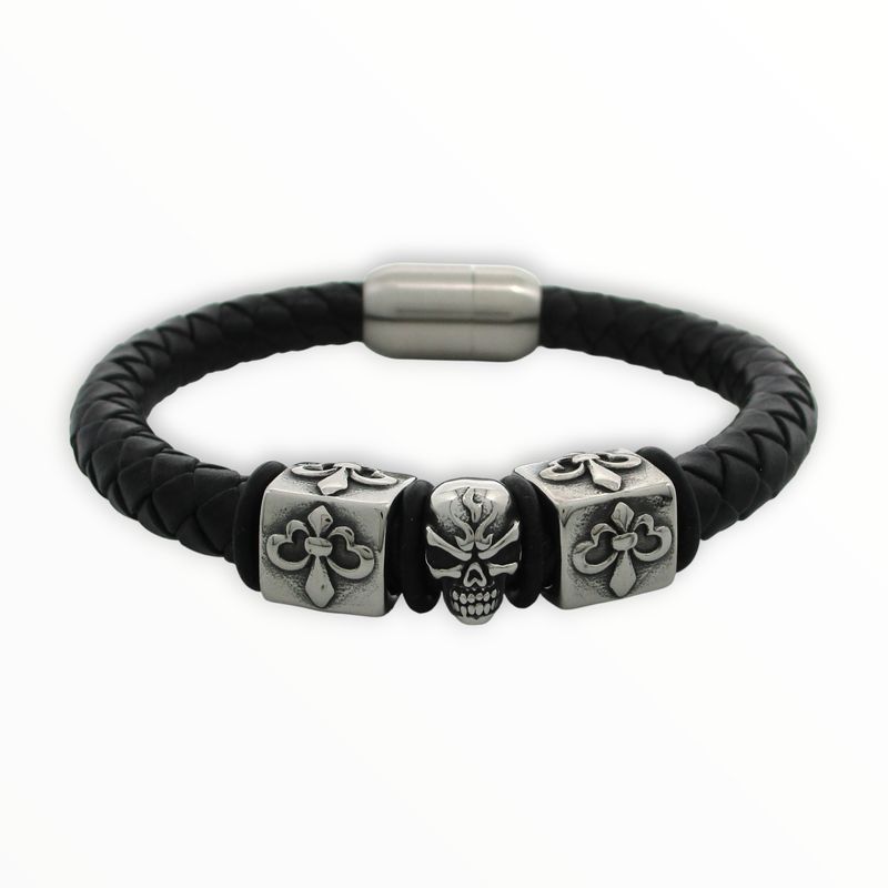 Pulso Skull Acero