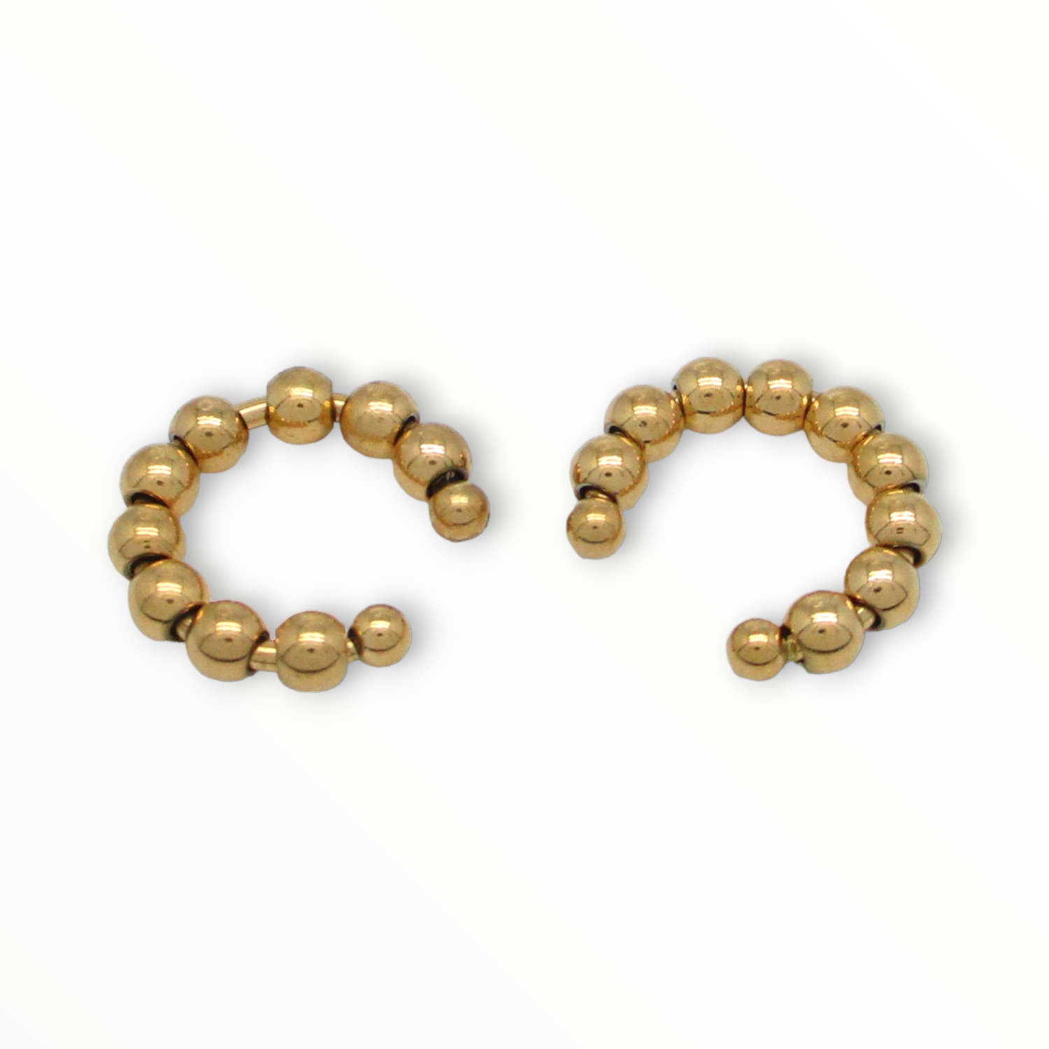 Ear Cuff Lea Acero Dorado