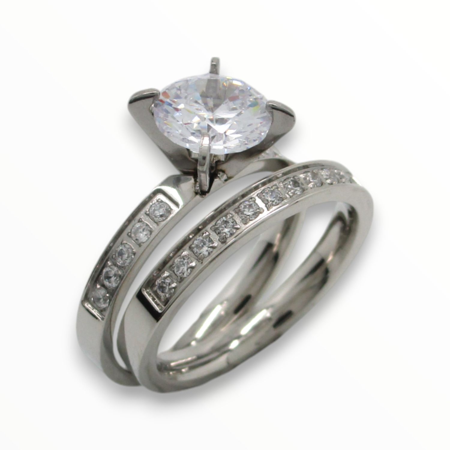 Anillo Alianza Promise Acero