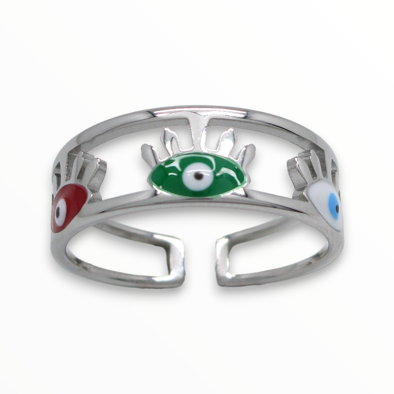 Anillo Eyes Acero