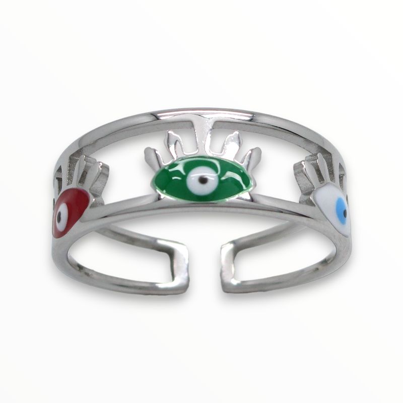 Anillo Eyes Acero