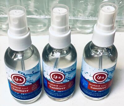 Hand Sanitizer Spray (2oz Glass Bottle)