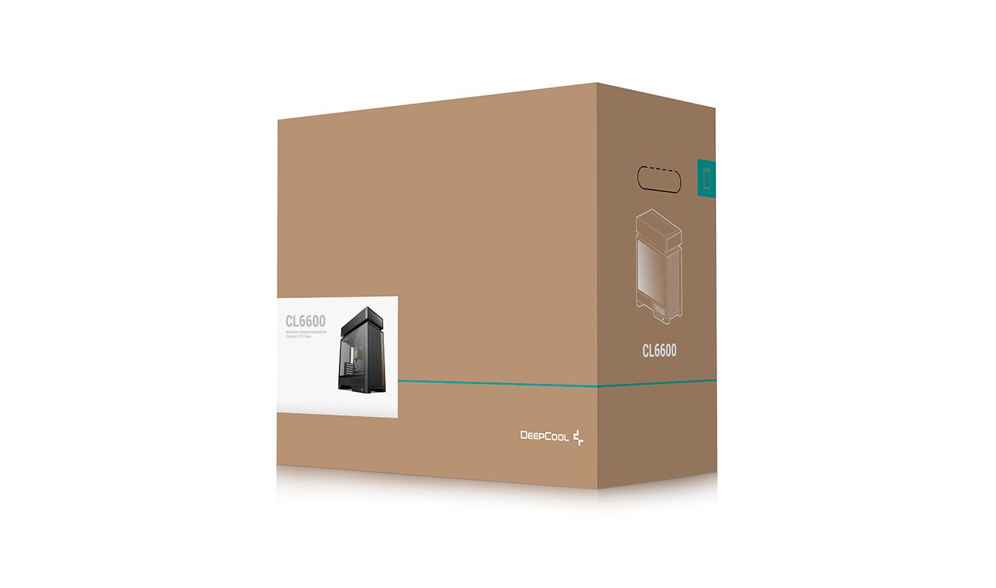DeepCool CL6600 Compartmentalised ATX Case (CAD-CL6600)