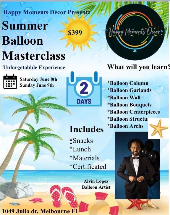 Summer Balloons Master Class