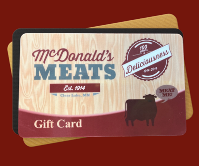 McDonald's Meats Gift Cards