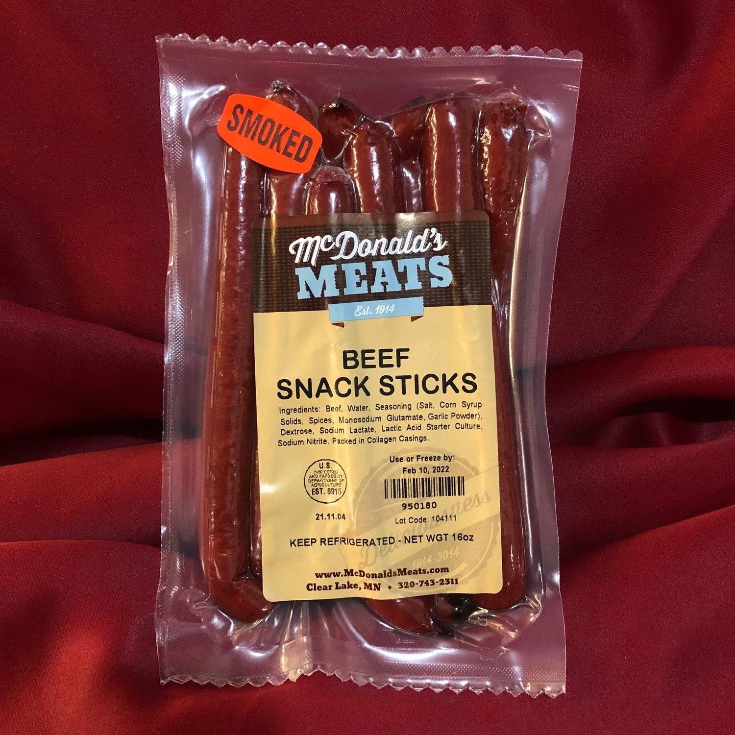 Beef Snack Sticks (12pk)